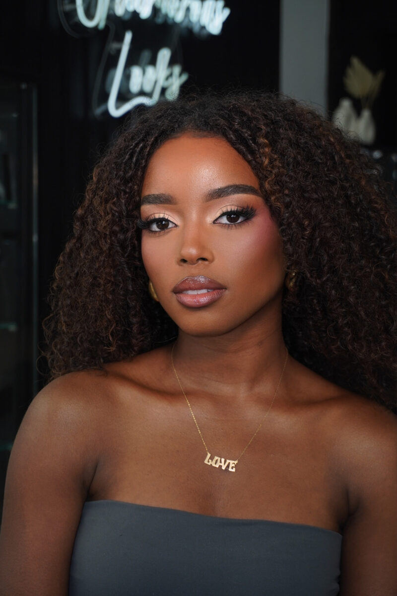 Glam makeup look by Glamorous Looks Studio