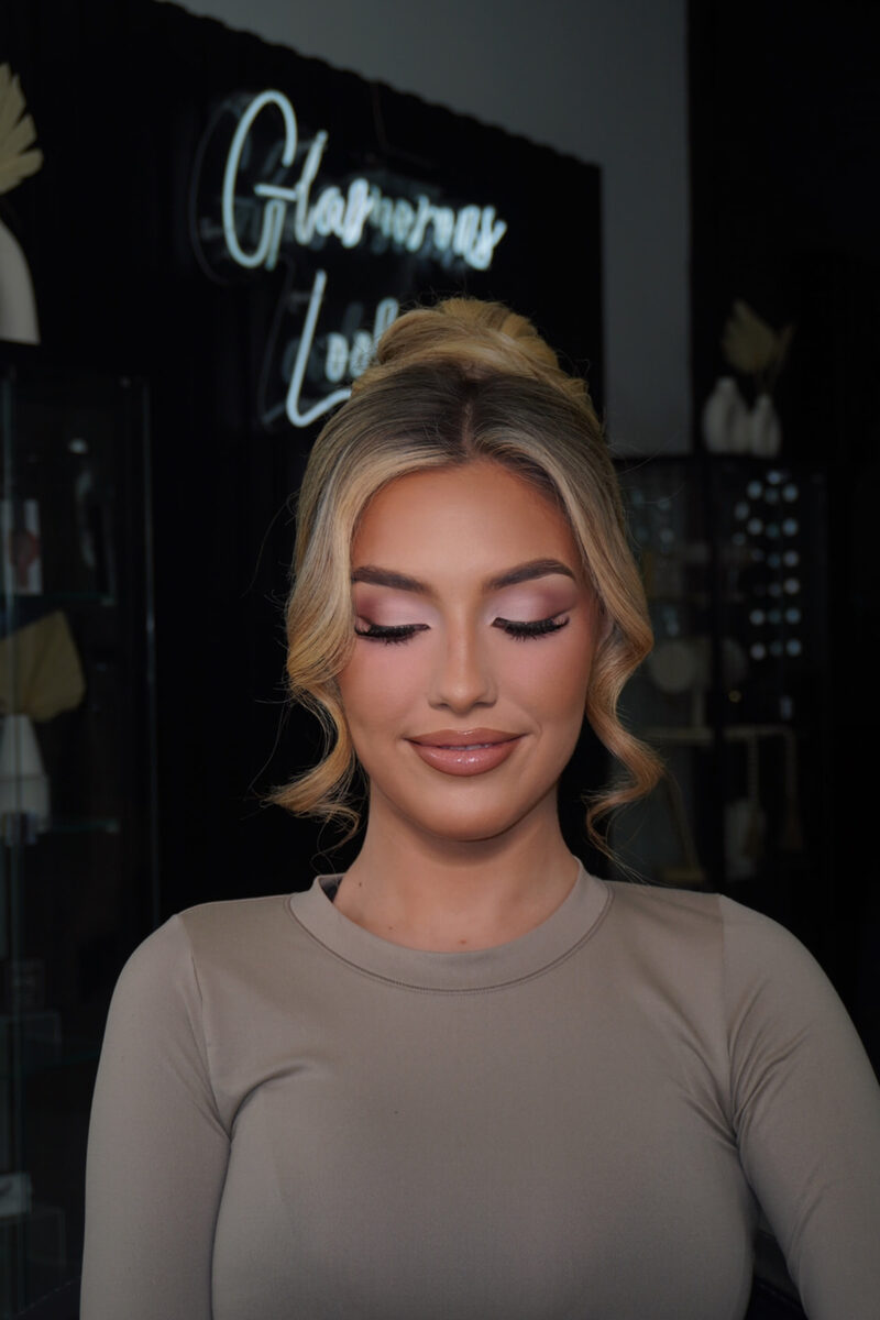 Glam makeup look by Glamorous Looks Studio