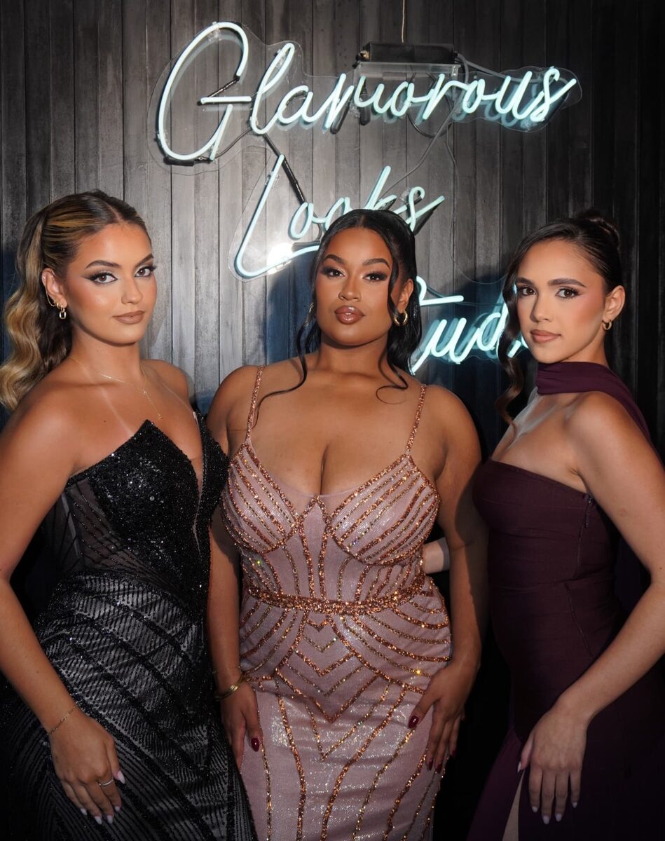 Makeup and hairstyling look by Glamorous Looks Studio